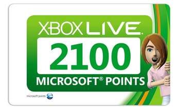 Xbox 360 Live points (2100pts)