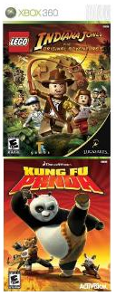 Lego indiana Jones + Kung Fu Panda (Bundle) (k�ytetty)