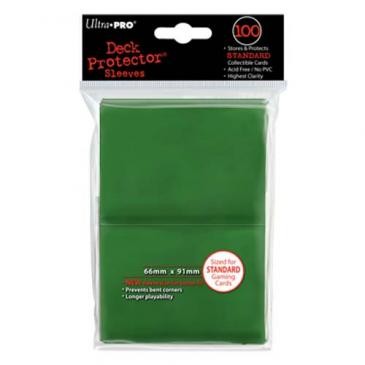 Ultra Pro Sleeves: Vihre� (100kpl) [kortinsuoja]
