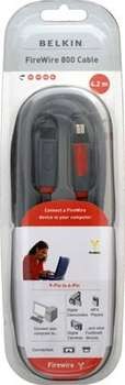 Belkin firewire kaapeli 6/6 pin 1.8m