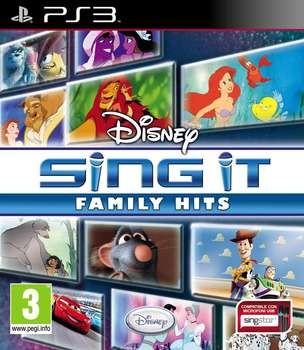 Disney Sing  It Party Hits (ps3) (k�ytetty)