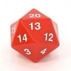 Noppa: Spindown D20 Punainen (30mm)
