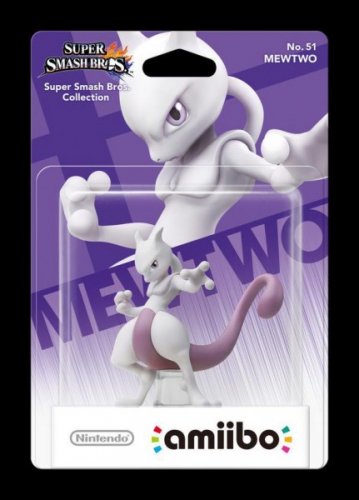 Nintendo Amiibo: Mewtwo -figuuri (SMB-Collection)