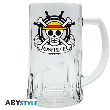 One Piece - "Skull - Luffy" Beer Glass
