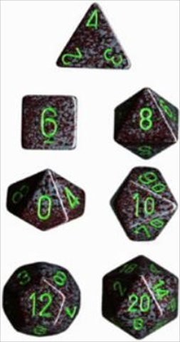 Noppasetti: Chessex Earth Speckled � Polyhedral Earth� (7)