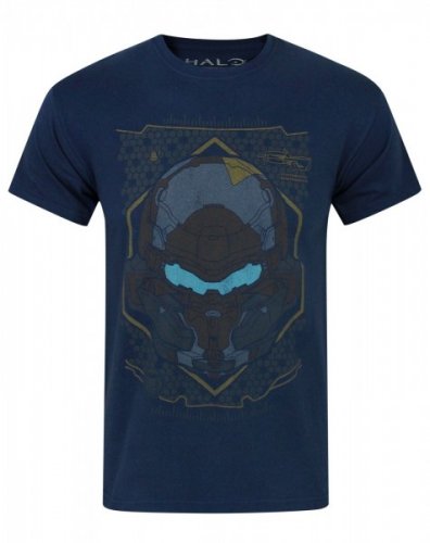 T-paita: Official Halo 5 - Locke HUD Helmet Boy's (M)