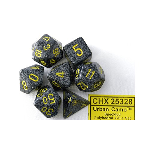 Noppasetti: Chessex Speckled � Polyhedral Urban Camo� (7)