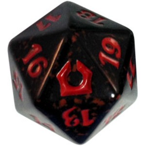 Noppa: Spindown D20 (Magic the Gathering)