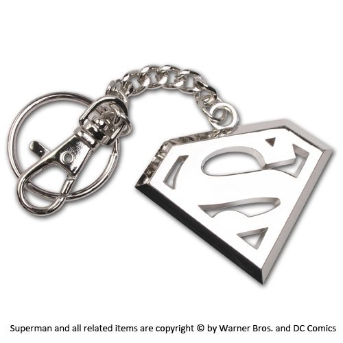 Avaimenper�: Superman Logo Metallinen