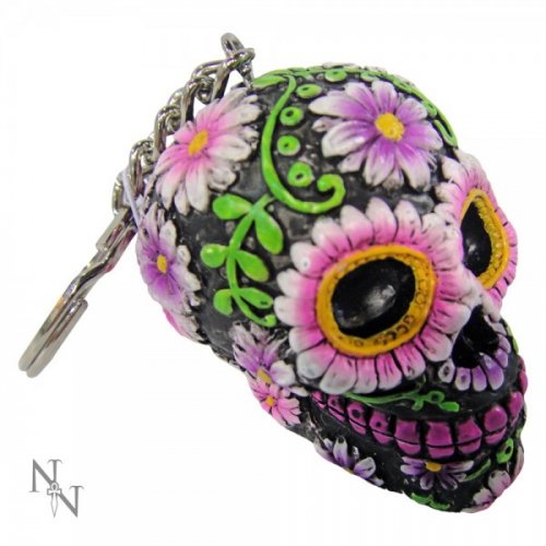 Avaimenper�: Sugar Petal Skull (6cm)