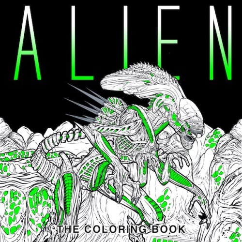 Alien Coloring Book (v�rityskirja)