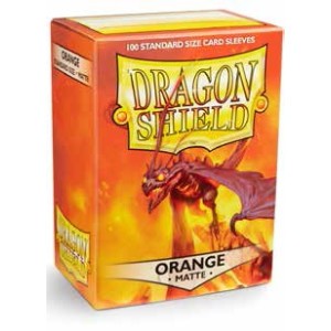 Dragon Shield: Standard Sleeves - Matte Orange (100)