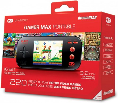MyArcade Portable Gaming System -pelikonsoli + 220 peli�