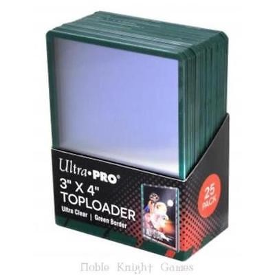 Ultra Pro Toploader: Ultra Clear Vihre� Reuna (25kpl)