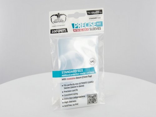 Korttisuoja: Ultimate Guard Resealable Precise Fit (100kpl, = Perfect Size)