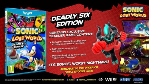 Sonic: Lost World  Deadly Six Edition (K�ytetty)