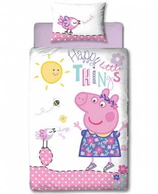 Pussilakana: Peppa Happy Single Panel Duvet