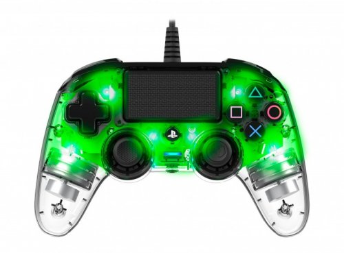 Nacon: Illuminated Compact Controller - Langallinen Ohjain (Vihre�)