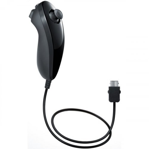 WiiU/Wii: Nunchuk Apuohjain - Musta (K�ytetty)