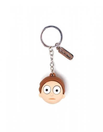 Avaimenper�: Rick & Morty - Morty Face 3D Rubber
