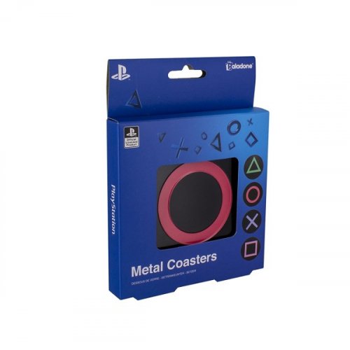 Lasinalunen: Playstation Metal Coasters: Tinplate (1 x 9 x 9 cm)