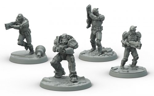 Fallout Wasteland Warfare:Brotherhood Of Steel Frontline Knights