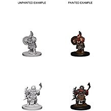 Pathfinder Deep Cuts Unpainted Miniatures: Dwarf Male Barbarian (2)