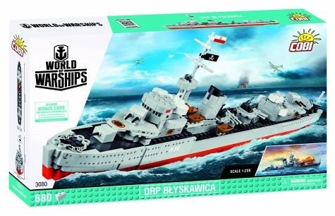 COBI Blocks: World Of Ships - Blyskawica (660Pcs)