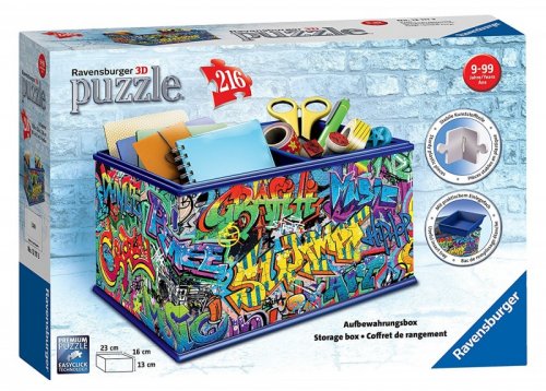 Palapeli: Ravensburger - 3D 216 Pcs Graffiti Vanity Box