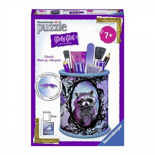 Palapeli 3D: Animal Trend Pencil Cup (Girly Girl Edit.)