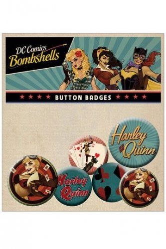 Pinssi: DC Comics - Bombshells (6-pack)