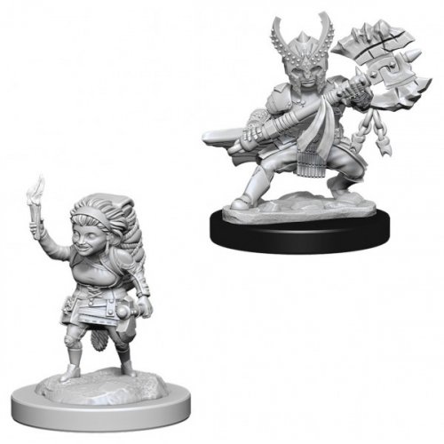 D&D Nolzur's Marvelous Unpainted Minis: Halfling Female Fighter