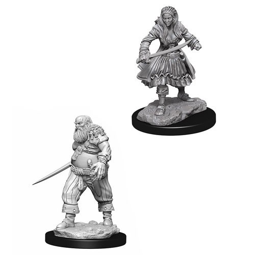 Pathfinder Deep Cuts Unpainted Miniatures: Pirates (2)