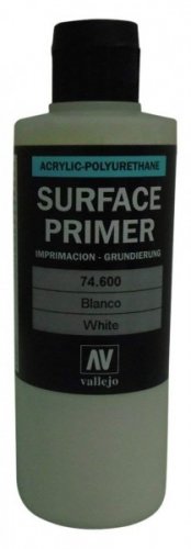 Vallejo: White Primer 74600 (Acrylic-Polyurethane) (200ml)