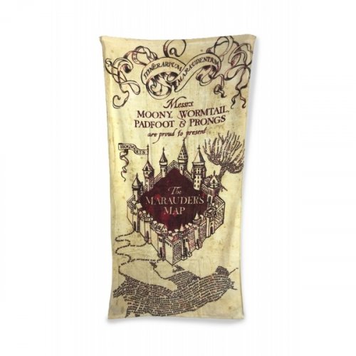 Marauders Map Harry Potter Towel