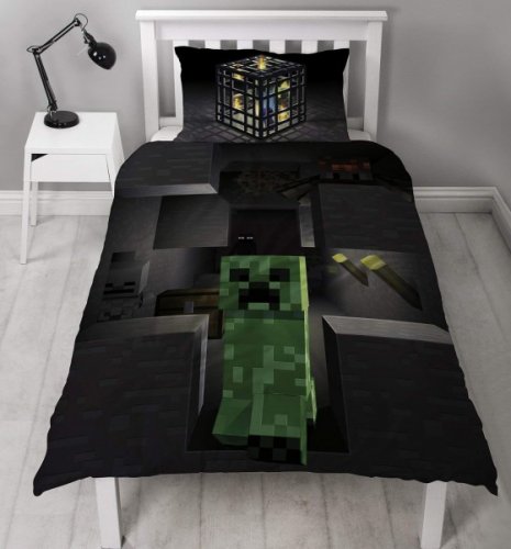 Pussilakanasetti: Minecraft - Creeper Reversible Single
