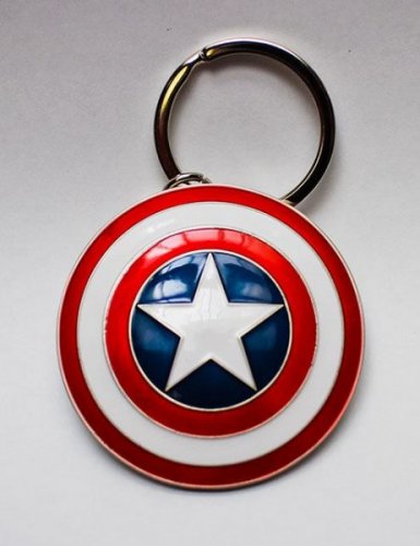 Avaimenper�: Marvel Comics - Metal Captain America Shield