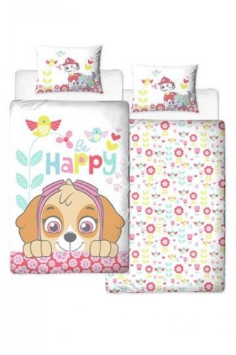 Pussilakanasetti: Paw Patrol - Happy Single