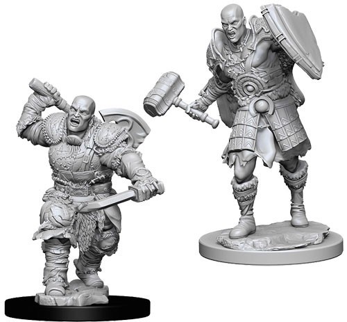 D&D Nolzur's Marvelous Unpainted Minis: Goliath Male Fighter (2)