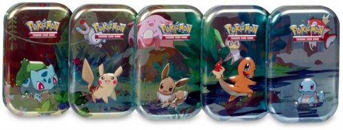 Pokemon: Kanto Friends Mini Tin (Satunnainen, 2 kpl Scarlet & Violet boosteria)