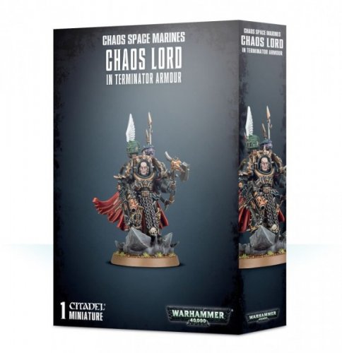Chaos Space Marines: Chaos Sorcerer/Lord in Terminator Armour