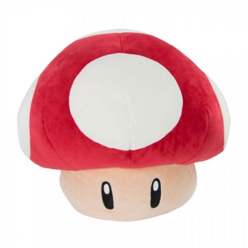 Pehmolelu: Mario Kart - Mocchi-Mocchi Super Mushroom (40cm) (TOMY)