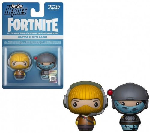 Figuuri: Fortnite - Pint Size Heroes: Raptor & Elite Agent (6cm)