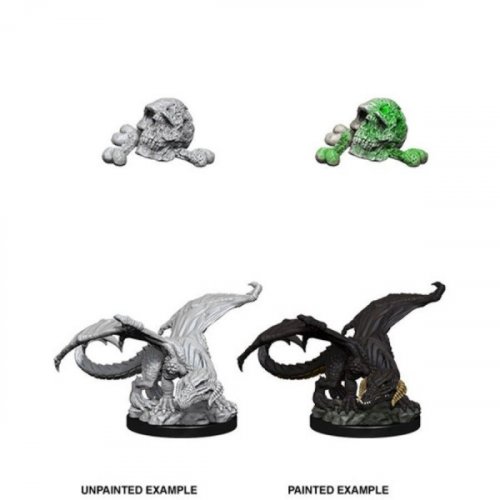 D&D Nolzur's Marvelous Unpainted Minis: Black Dragon Wyrmling