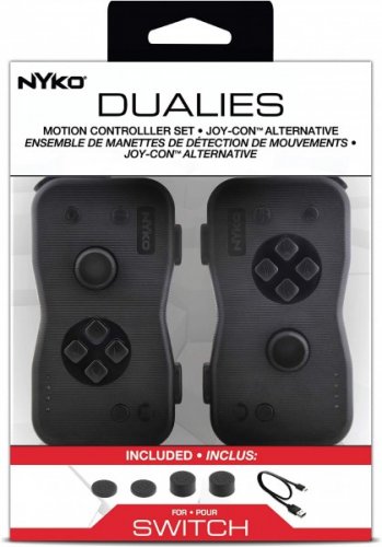 Nyko: Dualies Ns kaksi ohjainta + ohjainapuja