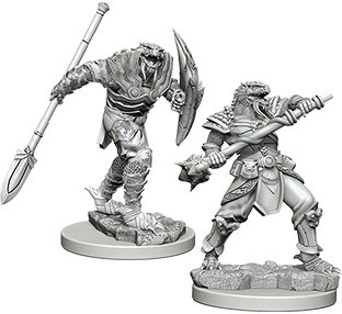 D&D Nolzur's Marvelous Miniatures: Dragonborn Fighter with spear