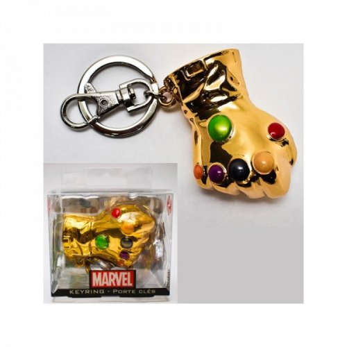Avaimenper�: Avengers Infinity War - Golden 3D Infinity Gauntlet