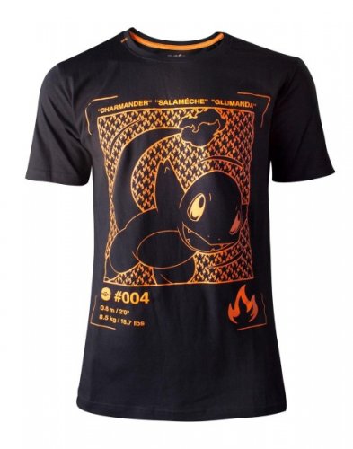 T-paita: Pokemon - Charmander Profile (2XL)
