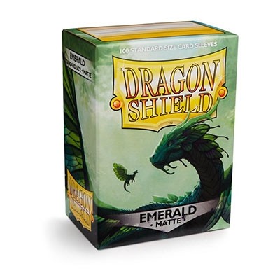 Dragon Shield: Standard Sleeves - Matte Emerald (100)