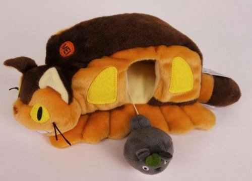 Pehmolelu: My Neighbor Totoro - Cat Bus With Totoro (24cm)